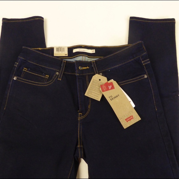 Levi’s 711 Skinny Stretch Lycra Denim Jeans Sculpt 4-Way Stretch NWT - Picture 5 of 7